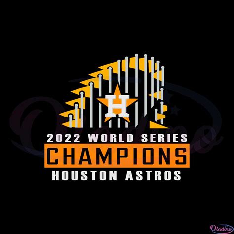 Houston Astros Championship 2022 World Series Svg Cutting Files