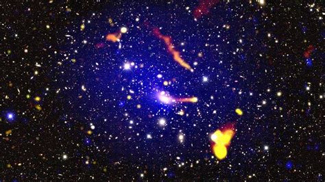 NASA Captured Largest Galaxy Cluster In Universe - YouTube