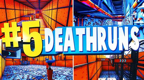 TOP 5 WORLDS BEST DEATHRUN Creative Maps In Fortnite | Fortnite Deathrun Map CODES - YouTube