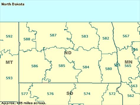 Trucksess.com - ZCTA maps 500/599