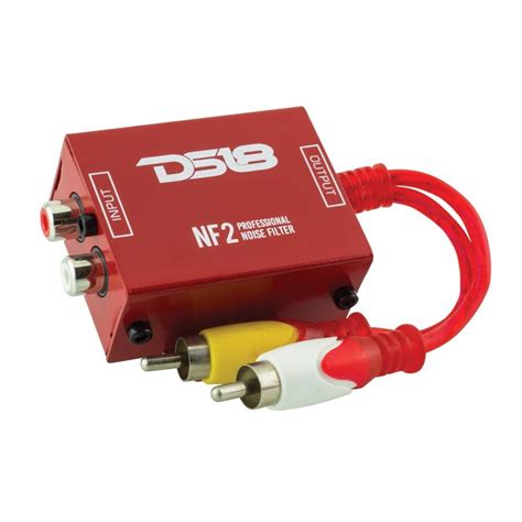 DS18 NF2 Professional Noise Filter, Ground Loop Isolator for Car Audio Systems. Eliminates and ...