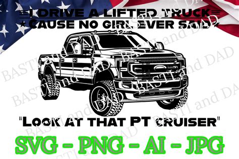 Lifted Truck SVG, Funny Truck Saying, Diesel Truck SVG, Pickup Truck ...