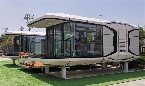 Container Camp Prefab Capsule House Mobile Home Tiny Homes Prefab House ...