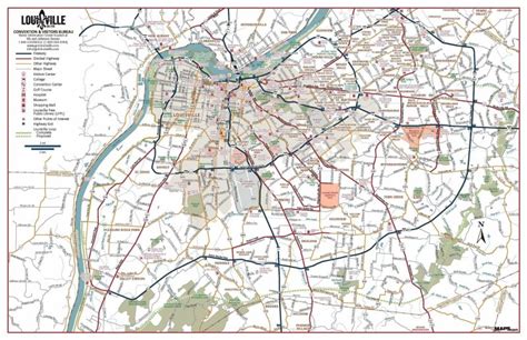 Map of Louisville KY : GoToLouisville.com Official Travel Source