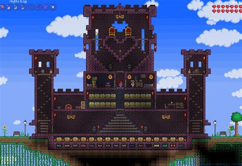 Terraria Castle by LillaMow.deviantart.com on @deviantART Terraria Castle, Terraria Game ...