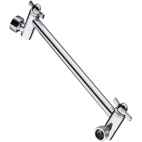 BRIGHT SHOWERS Brass Shower Head Extension Arm for Rain and Handheld ...