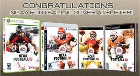 NCAA Football 10 cover stars revealed - GameSpot