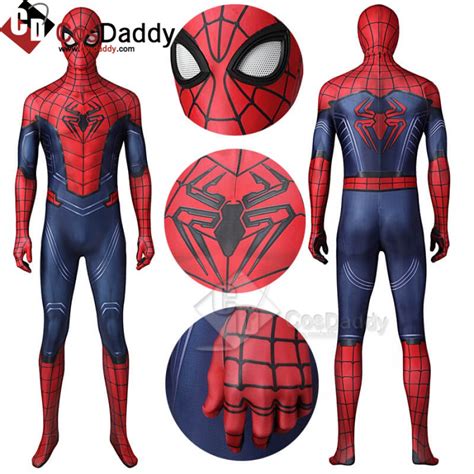 Marvel Avengers Spider-Man Peter Parker Suit with Mask Cosplay Costumes ...