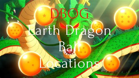 All Earth Dragon Ball Locations in DBOG! - YouTube