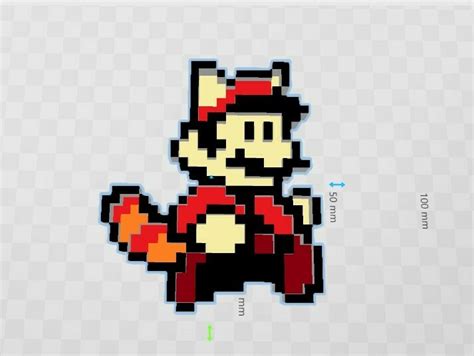 Archivo STL Pixel art mario easy print parts・Plan imprimible en 3D para descargar・Cults