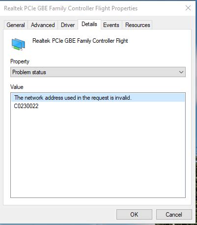 networking - NIC failed, "This device cannot start" - Super User