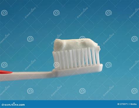 Toothbrush with toothpaste stock image. Image of wash, closeup - 273371