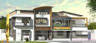 Wide contemporary style luxury 5 bedroom home - Kerala Home Design and Floor Plans - 9K+ Dream ...