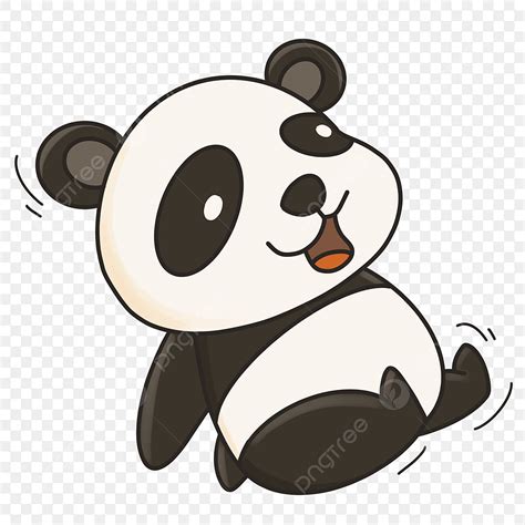 Panda Playing Clipart Transparent Background, Playing Panda Clipart ...