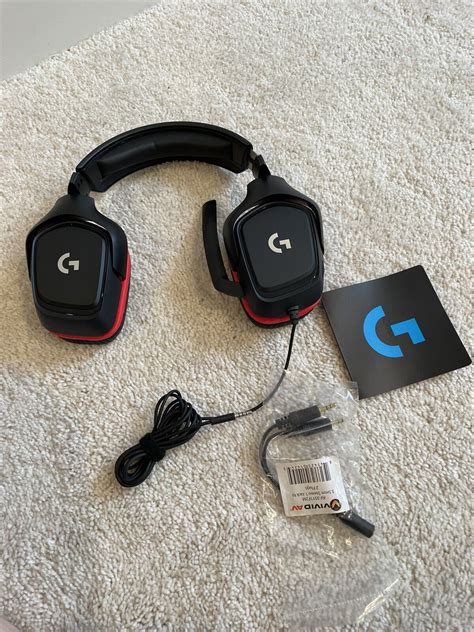 【2021最新作】 Logitech G332 Wired Gaming Headset, Rotating Leatherette Ear Cups, 3.5 mm A ...