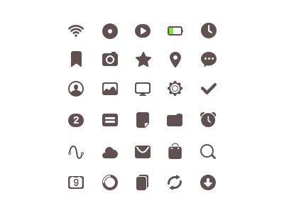 Status Bar Icon by suskey on Dribbble