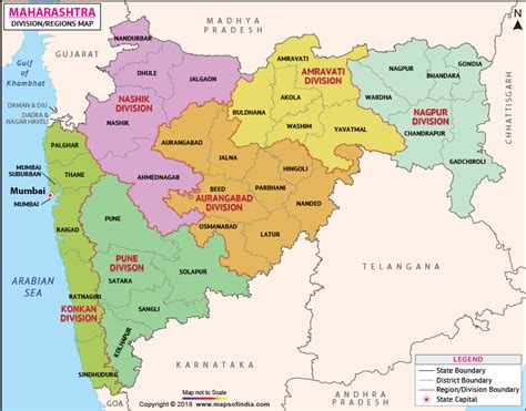 Maharashtra Regions Map North America Continent Map, Africa Continent Map, Asia Map, North ...