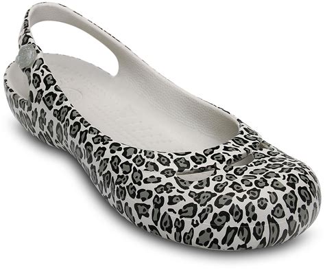 Crocs - Womens Jayna Leopard Print Flat