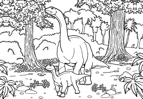 Dinosaurios Para Colorear - Dibujos Faciles