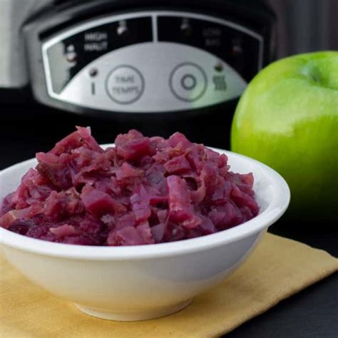 Braised Red Cabbage and Apples made in the Pressure Cooker