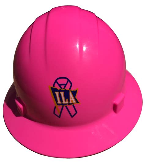 ILA Ribbon Pink Out Awareness Hard Hat | ILA Cool Gear