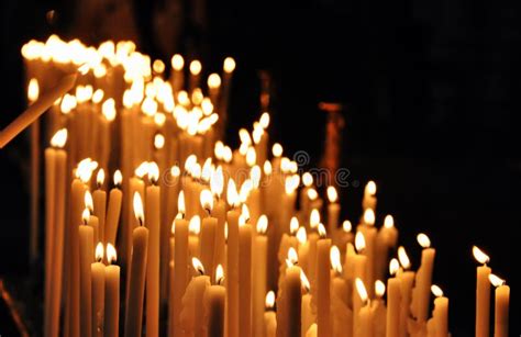 Church Prayer Candles stock photo. Image of calm, religious - 41039896