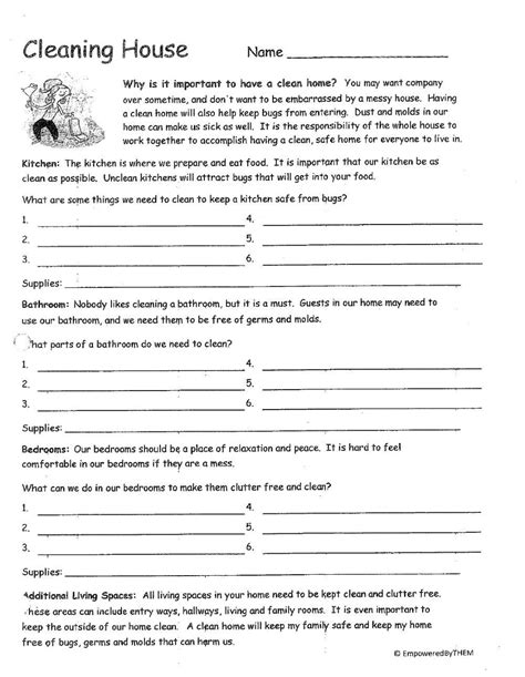 Life Skills Worksheets - Worksheets Library