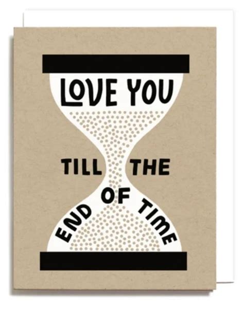 Till the End of Time Greeting Card | Greeting cards, Cards, Greetings