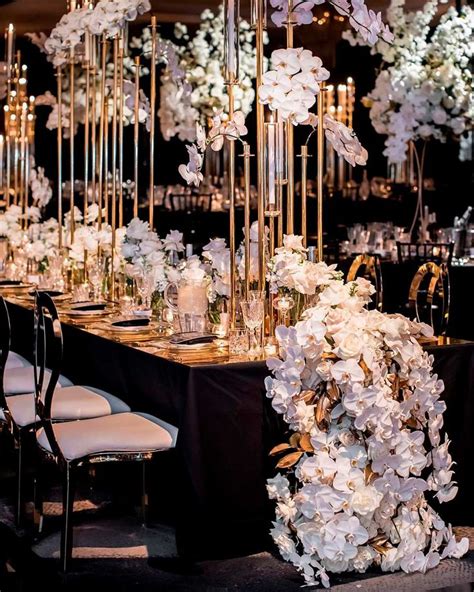 Black And Gold Wedding Theme: Wow Your Guests With Elegant Palette | Dekoration hochzeit ...