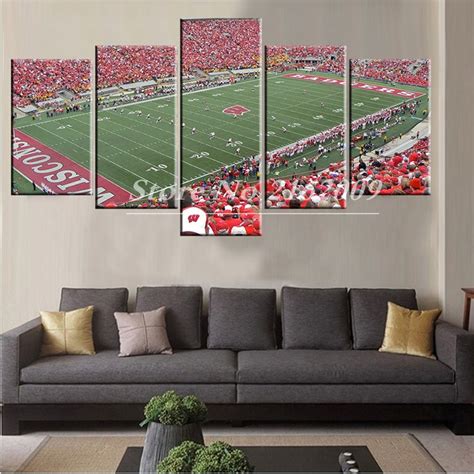 Wisconsin Badgers Wall Canvas - Order Your Camp Randall Stadium Print ...