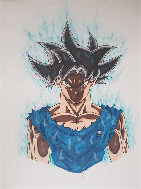 I just finished my drawing of ultra instinct omen Goku. Feel free to leave your thoughts and ...