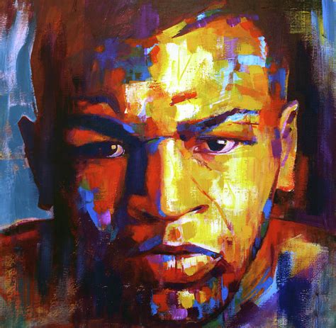 Iron Mike Tyson Painting by Philip Wilson - Pixels