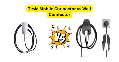 Tesla Mobile Connector vs Wall Connector