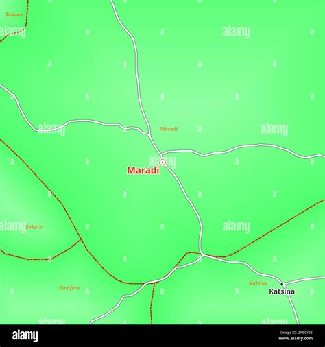 Map of Maradi City in Niger Stock Photo - Alamy