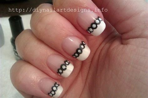 DIY Nail Art Designs: Effortless Black-and-White Polka Dot… | Flickr