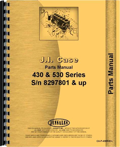 Case 530 Tractor Parts Manual