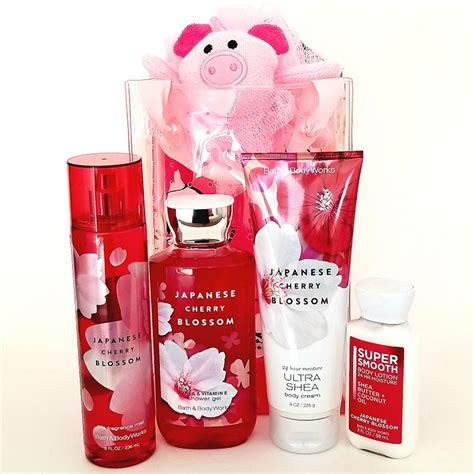 Bath And Body Works Japanese Cherry Blossom Gift Set usa | Gift Bath ...