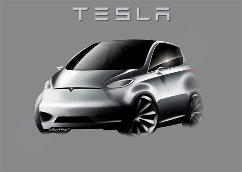 USD 25000 'Tesla Model 2' or 'Model Q' proposed in 6 designs