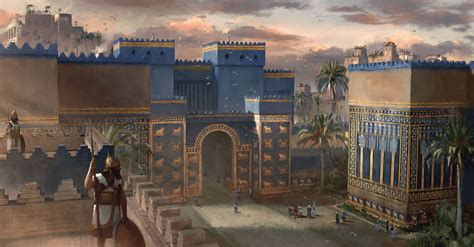 Ishtar Gate (Artist's Impression) (Illustration) - World History Encyclopedia