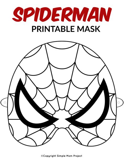 Free Printable Superhero Face Masks for Kids - Simple Mom Project