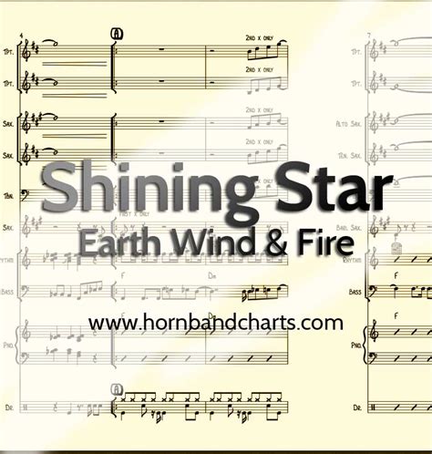 Shining Star horn chart - Earth Wind and Fire PDF download