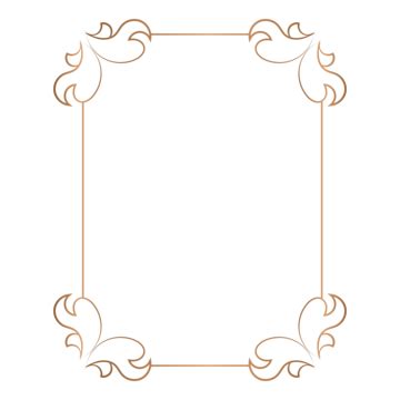 Golden Border Warm Color Frame Picture Gold Vector, Floral, Border, Frame PNG and Vector with ...