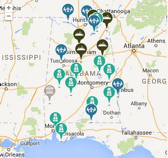 Map Of Alabama State Parks - Maping Resources