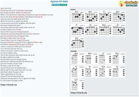 Chord: Against All Odds - Westlife - tab, song lyric, sheet, guitar, ukulele | chords.vip