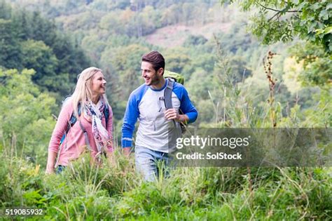 Couple Hiking High-Res Stock Photo - Getty Images