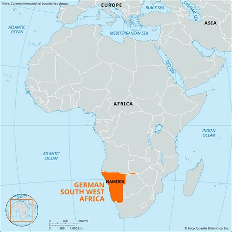 German South West Africa | Colonial Rule, League of Nations, Namibia, & Map | Britannica