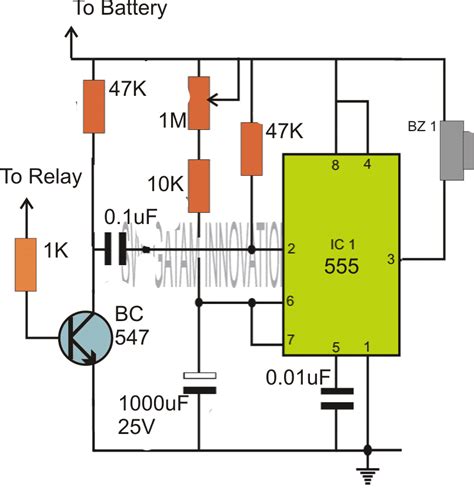 On Off Timer Circuit Diagram