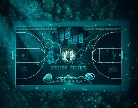 NBA courts design Part02. on Behance