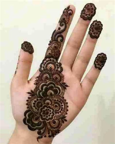 Overwhelming Palm Arabic Mehndi Designs for half front hand - Palm Arabic Mehndi Designs ...