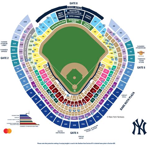 Yankee Stadium Virtual Seating Chart View | Cabinets Matttroy